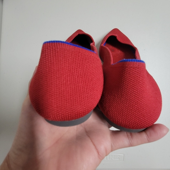 Rothy's The Point Red Chili Flats. - Picture 11 of 12